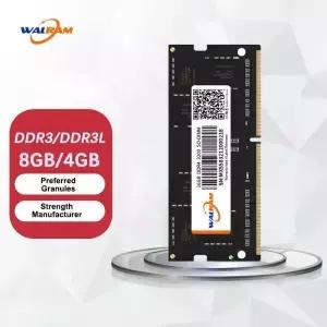 Walram DDR3 메모리 램 SOM 노트북 RAM 8GB 1600Mhz 133hz 고성능 1.35/1.5V