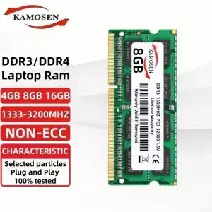DDR3 4GB 메모리 노트북 램 PC3 1333 1600 1866MHZ 17000 19200 21300 25600 Som