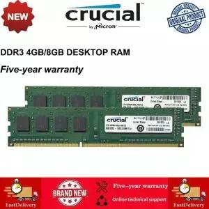Crucial DDR3 램 데스크탑 4GB 133hz 1600mhz M 메모리 PC312800