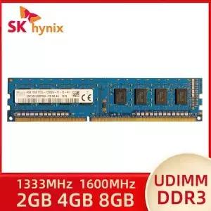 SK 하이닉스 데스크탑 메모리 DDR3 UM RAM 2GB/4GB/8GB PC3 2RX8/PC3L 133Hz/1600MHz 미니PC 10600U