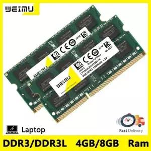 DDR3 4GB 메모리 램 PC3 8500 10600 12800 204핀 1066 1333 1600 1866MHZ NONECC 소디미 노트북