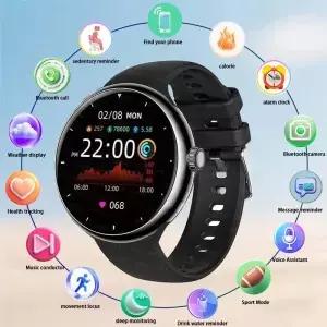 새로운 패션 Smartwatch 글로벌 버전 남성 1.5 HD 디스플레이 앱 제어 피트 모니 블루투스 통화 음성 보조