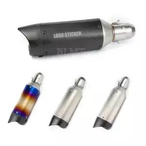 유니버셜 51mm 오토바이 배기구 모토 카본 파이버 머플러 (RC390 Z900 MT07 R15용 DB )