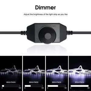 LED 조광기 12V 24V 조정 가능한 밝기 광도 조절기 스위치 컨트롤러 2835 5630 5050 5730 단색