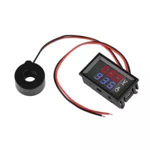 AC 50500V 디지털 전압계 전류계 10A 50A 100A 220V 전압 전류 측정기 테스터 감지기 변압기가 있는