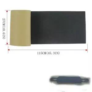 84x23cm 롱보드 샌드페이퍼 그립테이프 블랙 스케이트보드 실리콘 카바이드