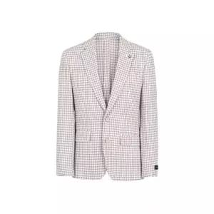 바쏘옴므 이태리 린넨 블렌디드 깅엄체크 자켓(WSY1JS13A) 981145