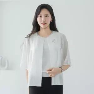 [마담4060]엄마옷 마담4060 엠보 숏 여성 데일리 주름자켓 -RJK2606017-[36013852]