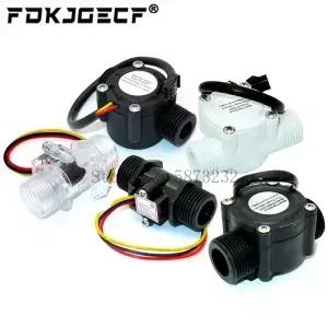 YFS201 유량 센서 4/6 포인트 G1/2/3/4 인터페이스 FS300A 워터 디스펜서 홀 유량계