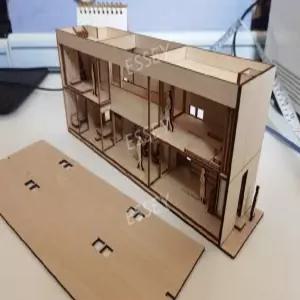 건축모형만들기 DIY 모형 재료 조립 빌라 건축 주택 모델