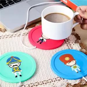 카툰 USB 컵워머/머그/워머/보온/커피/컵받침/온도/조절/집들이/선물/사무실/개인용/따뜻한/겨울/용품