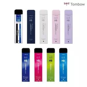 컬러샤프심 모노그래프 0.5 HB 리필 학용품 필기구 샤프심 톰보 MG
