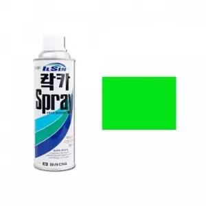 [셀러에이드]일신 스프레이락카 락카스프레이 페인트 녹색페인트 420ml