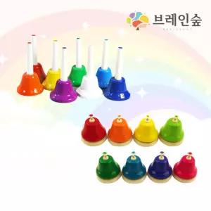 유치원 복지관 성가곡 캐롤 악기놀이 터치벨 세트 어린이날선물 장난감 감성발달 완구