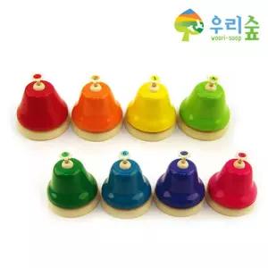 유아음악수업 합동연주용 핸드터치벨 8음 합주놀이 맑은소리 음감발달 학습용 악기