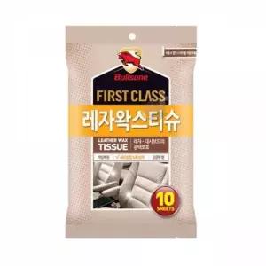 가죽 광택 보호 티슈 대쉬보드 세정 레자왁스 자동차왁스 10P 10매