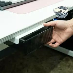 투명 수납 중형 책상 서랍 부착형 정리함 책상밑서랍 부착식서랍 붙이는서랍 히든서랍