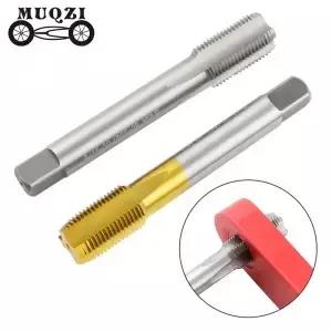 MUQZI 자전거 페달 스레드 탭 9/1620 HSS 크랭크 왼쪽 오른쪽 크랭크셋 스레딩 수리 드릴 도구