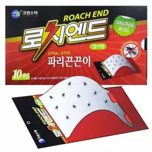 로치앤드 파리끈끈이 걸이형 10개입 파리잡이 바퀴잡이