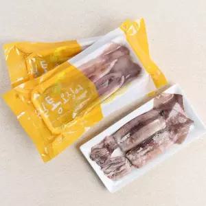 신선하게 손질된 통 오징어 20마리 (220g x 10팩)