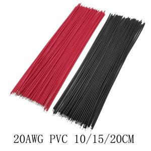 100Pcs 20AWG 브레드보드 점퍼 와이어 케이블 PCB 솔더 유연한 주석 도금 전자 연결 10/15/20CM