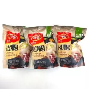 [NS홈쇼핑]코스트코 하림 누룽지 삼계탕 3kg(1kg x 3봉) 국내산 닭고기[36015801]