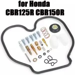 혼다 용 기화기 수리 키트 CBR125R 125R 150R 오토바이 씰 켓 다이어프램 재건 부품