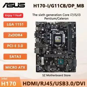 ASUS H170-I/G11CB H170 메인보드 LGA 1151 CPU 지원 I5 6500 7500 I7 6700 7700 G4560 메모리 램 DDR4