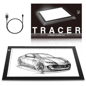 ME456 A4 LED 라이트 박스 22.9 패드 스텐실, 파워 USB 아트 전용 스트리밍, 타투 전송, 스케치, 페인팅용 다이아몬드 12인치) 트레이싱, 30.5CM(9 테이블 X 조명 드로잉, , 5MM 초박형