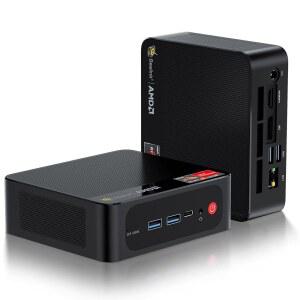 BEELINK 미니 PC, AMD RYZEN 5 /BT5.4 SER5 DDR4 최대 500GB 6 PRO 4.3GHZ), 컴퓨터 /TYPE-C NVME /가정용 디스플레이 4K@60HZ 지원 (6C 사무실 16GB /HDMI M.2 트리플 /WIFI SSD, /12T, /DP1.4 5625U 데스크탑