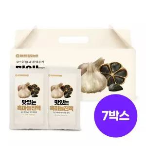 참앤들황토농원 맛있는 흑마늘진액 흑마늘즙 음료 70ml 30포 7개