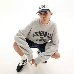 [프로스펙스]OS ARCH LOGO CREW NECK SWEAT SHIRT M.GRAY
