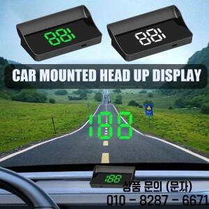 헤드업 디스플레이 GPS HUD 디지털 속도계 플러그 앤 프로젝터 자동차 액세서리 전면 유리 KMH 빅 K7V5