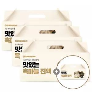 참앤들황토농원 맛있는 흑마늘진액 마늘즙 음료 70ml 30포 4개
