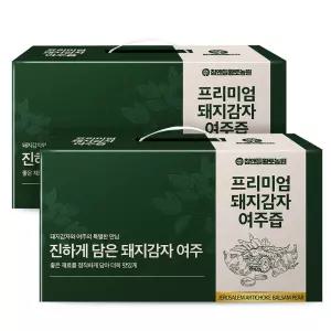 참앤들황토농원 돼지감자즙 여주즙 국내산 주스 선물 30포 2개