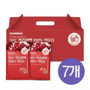 참앤들황토농원 석류즙 착즙 원액 행사 답례품 70ml 30포 7박스