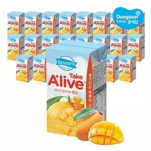 [동원] 덴마크 테이크 얼라이브 망고 120ml x 24개 (1box)