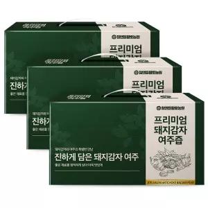 참앤들황토농원 돼지감자즙 여주즙 국내산 음료 선물 30포 3개