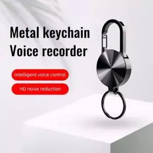32GB 키체인 미니 보이스 레코더 활성화 사운드 전문 HD 소음 감소 디지털 딕 터폰 Mp3 플레이어
