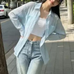 썸머룩 바캉스룩 살안타 오버핏 롱셔츠 남방 아우터 여름 로브