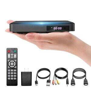 TV용 DVD 플레이어, HDMI ARAFUNA 소형 USB 지원 /NTSC PAL 카드, 다양한 CD 재생 형식 HD 지역 리모컨, 스마트 1080P 모든 /TF 무료, 및 미니