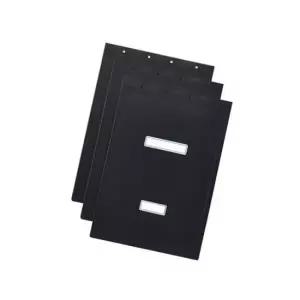 사무용파일 흑표지 상철(PP) 철끈화일표지 A3용 300x424mm 100EA