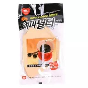 커피 여과지 종이필터 커피드립 핸드드립 펄프필터 종이 40매