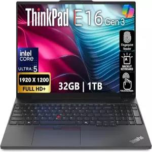 레노버 씽크패드 E16 3세대 16인치 FHD+ SSD RAM 울트라 AI HD 블랙 RJ-45 5 웹캠 WiFi 터치 11 백라이트