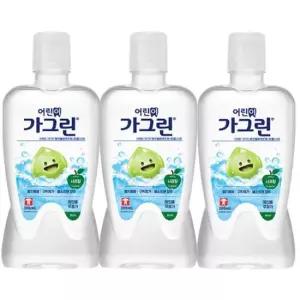 어린이가그린 아동 가글 사과맛 380ml x 3개 구강세정제