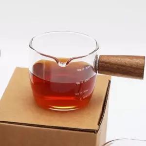 시타 우드핸들 계량샷잔 아무 100ml WHC-10 엔틱 유리