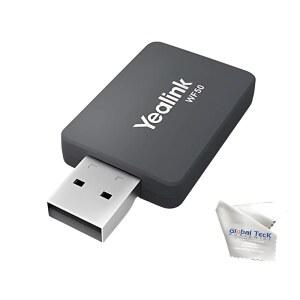 Yealink 데스크폰 전용 WF50 V1 USB WiFi 동글 PC용 노트북용 블루투스 없음 T42U / T43U T48U T73U T77U T53 MP54 MP56 글로벌 Tech 천과 호환됨