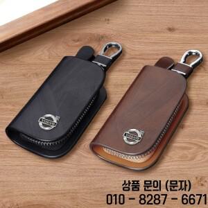 볼보 호환Xc60 호환V40 R디자인용 가죽 자동차 키 케이스 풀 커버 쉘