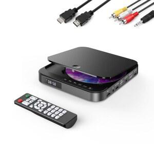 TV용 DESOBRY DVD 플레이어 - 1080P PAL 지원, CD 업스케일링이 AV /TF 출력 미니 가능한 플레이어, 카드 모든 내장 USB 휴대용 가정용 포맷을 /NTSC 재생하는 입력, HDMI 지역과