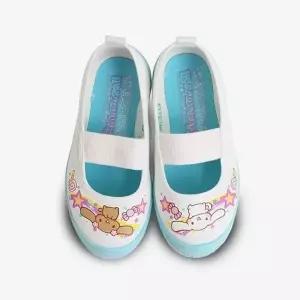 아무 아사히 시나모롤(블루) 실내화 유아/ 흰색 학생